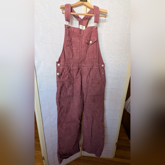 American Eagle Corduroy Stovepipe Overalls - Picture 3 of 3